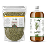 Pack 1kg Romarin Séchée & 1L Huile de Romarin | 123NATY — pack de 2 produits