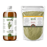 Pack 1L Huile de Romarin & 1kg Romarin Poudre | 123NATY — pack de 2 produits