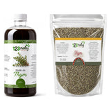 Pack 1L Huile de Thym & 1kg Thym Séchée | 123NATY — pack de 2 produits