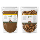 Pack 1kg Costus Indien en poudre & 1kg Costus Indien Brut | 123NATY — pack de 2 produits