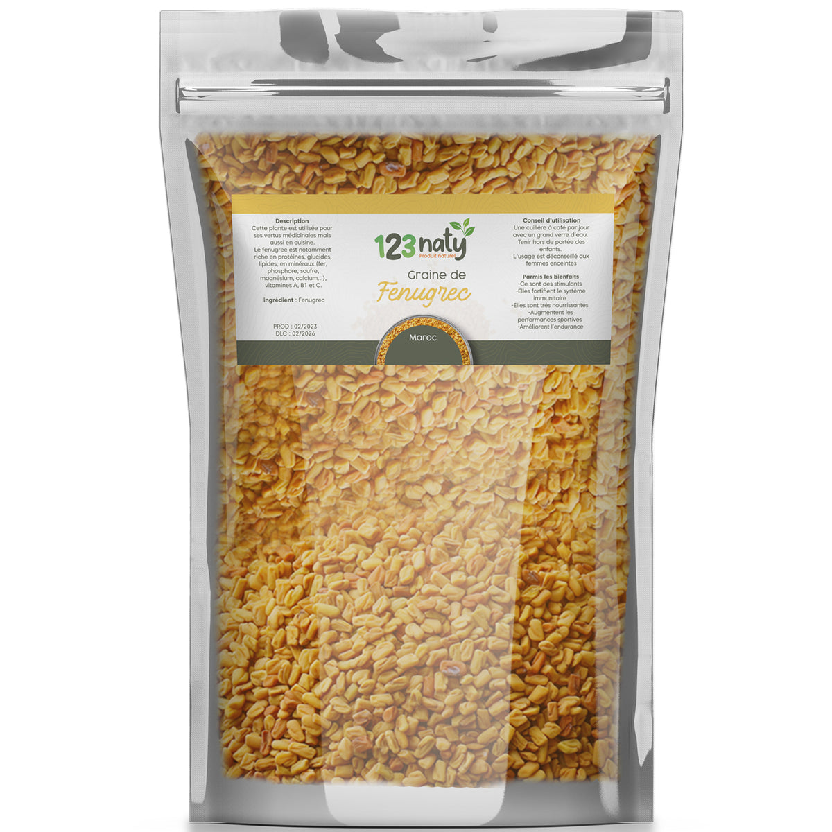 1kg Graine de Fenugrec – Fenugrec Entier Naturel – Superfood