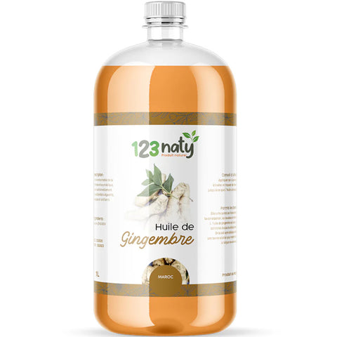 1L Huile de Gingembre – 100% Naturelle – Massage & Bien-être
