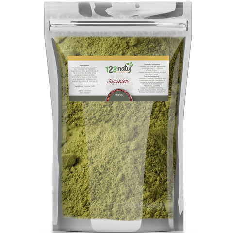 Sidr (Feuilles de Jujubier) en Poudre 1 kg – 100% Naturelle, Sans Additifs, Origine Maroc