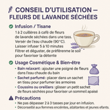 1kg Fleurs de Lavande Séchées – 100% Naturelles – Infusion & Bien-être