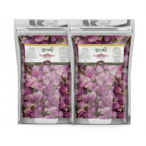 2X 1kg Bouton de Rose Séchée