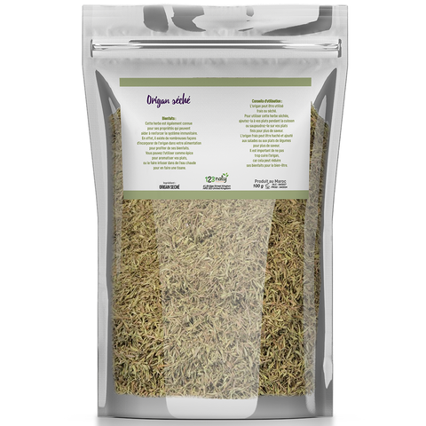 100g Origan en Feuille Séché